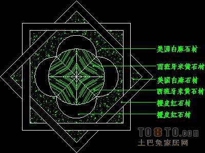 地面图块001-花街铺地、石材拼花、中式铺地72个
