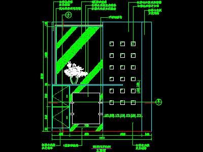 cad玄关祥图素材44--CAD空间素材