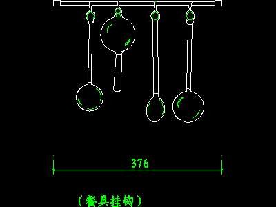 厨房水槽、厨具、器皿CAD图块18--CAD空间素...