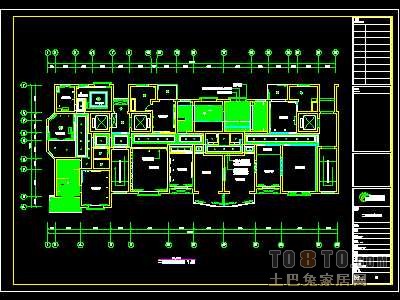 美体考究装修施工图纸、详图1套