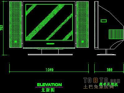 家用电器图块001-电视机图块、视听设备图块、影院...