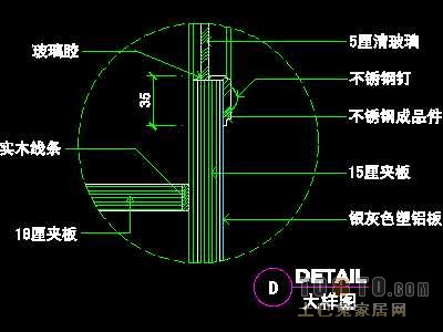 美容美发-接待台、工作台装修施工图纸、详图18套