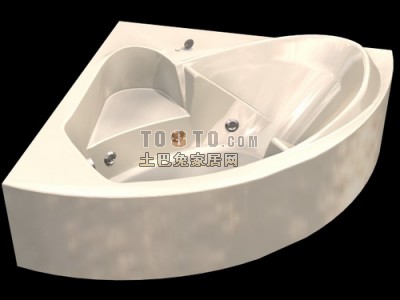 浴缸3d模型下载