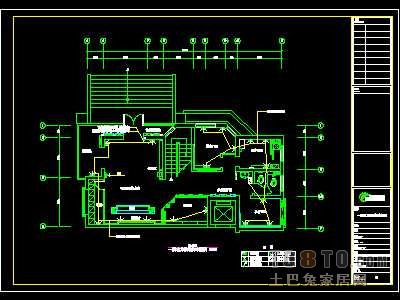 美体考究装修施工图纸、详图1套