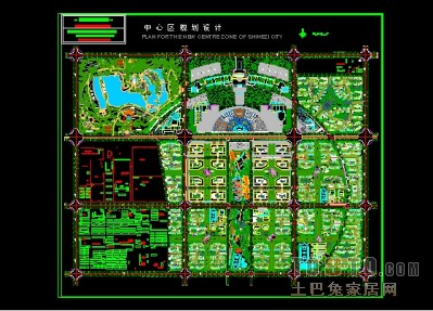 城市中心区规划图