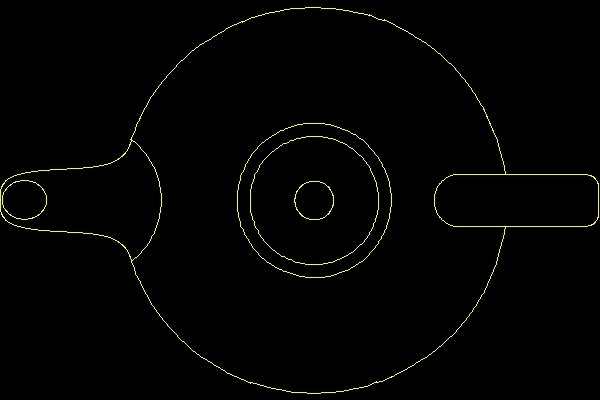 餐具炉具cad平面图块11--CAD图块素材