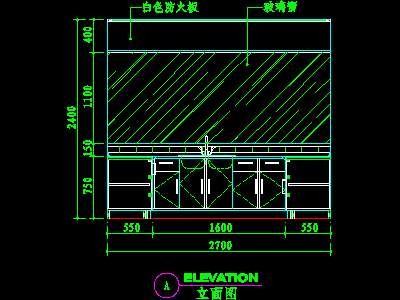 厨房实例CAD祥图22--CAD空间素材