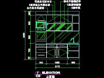 复式实例、实用本色场景cad详图素材2008090...