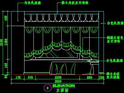 卧室CAD祥图素材22--CAD空间素材