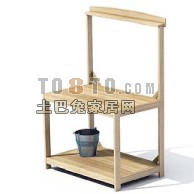公园设施小品-野炊，烧烤设施4-5套3d模型下载