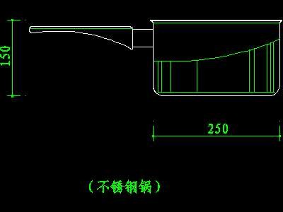 厨房水槽、厨具、器皿CAD图块15--CAD空间素...