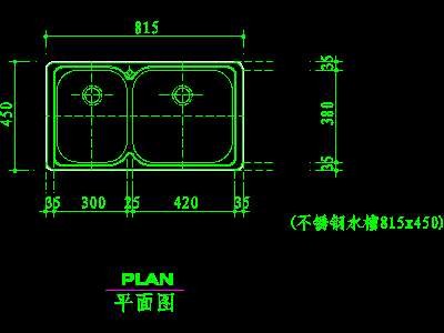 cad厨房水槽、厨具、器皿图块素材49--CAD空...