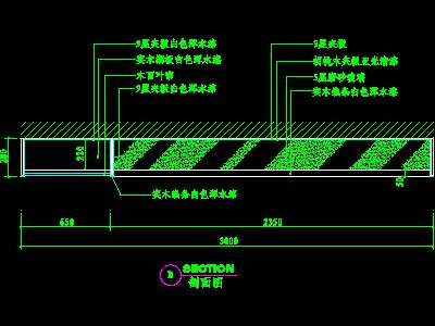餐厅装饰柜cad详图3--CAD空间素材