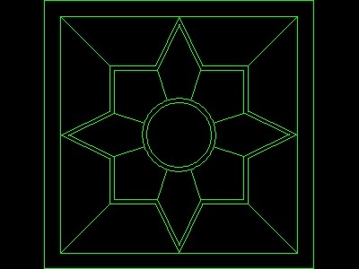 地面拼花cad图块素材9--CAD图块素材