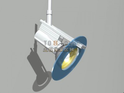 展览馆射灯3d模型下载