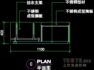 眼镜店、音像店、体育用品店实套装修施工图纸、详图1...