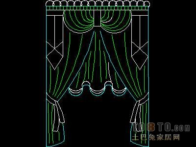 窗图块003-窗帘54个