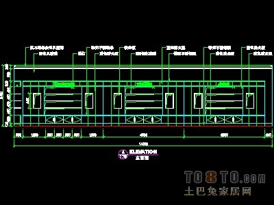 电器店、通讯店实套、道具实套装修施工图纸、详图9套