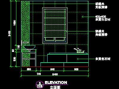 复式实例、实用本色场景cad详图素材2008090...
