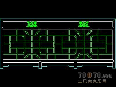 中式栏杆图块26个