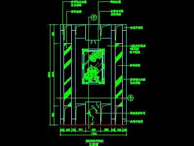 cad玄关祥图素材80--CAD空间素材