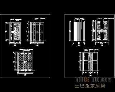 装饰门设计施工详图41个免费下载