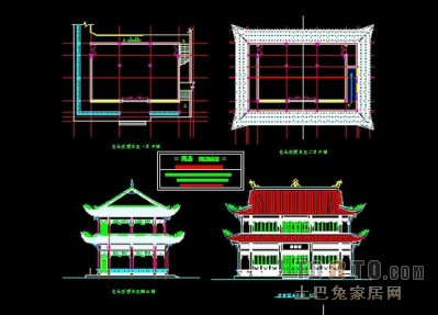 古庙全套测绘图纸