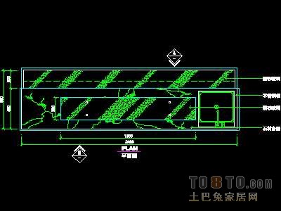 办公类实套、茶水台详图5套