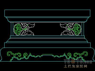 中式柱子图块34个