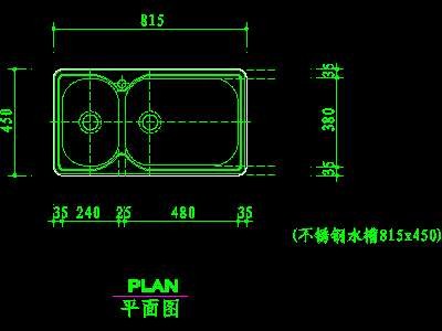 cad厨房水槽、厨具、器皿图块素材47--CAD空...