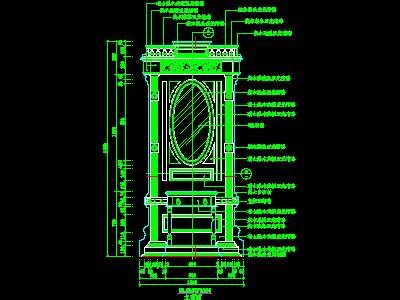 cad玄关祥图素材26--CAD空间素材