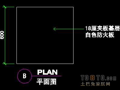 美容美发-接待台、工作台装修施工图纸、详图18套