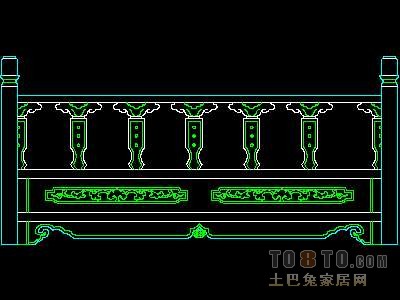 中式栏杆图块26个