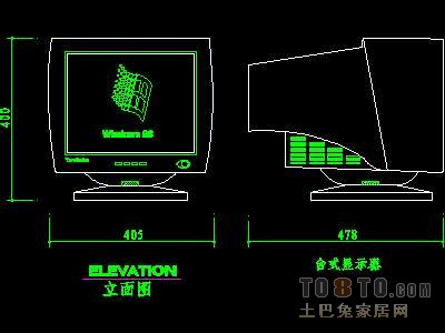 家用电器图块001-电视机图块、视听设备图块、影院...