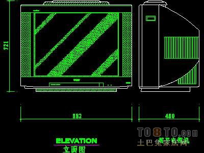 家用电器图块001-电视机图块、视听设备图块、影院...