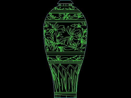 工艺品cad图纸素材40--CAD图块素材