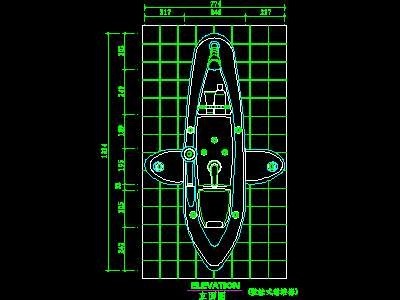 洁具cad图块素材82--CAD空间素材