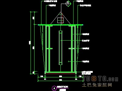 填单台、柱子、营业厅门面实套装修施工图纸、详图15...