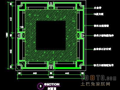 装饰构造、柱详图3套