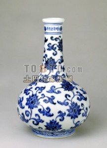 青花瓷器3d模型下载