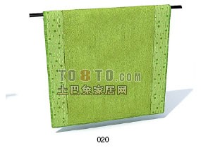 毛巾3d模型下载