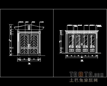 装饰门设计施工详图41个免费下载