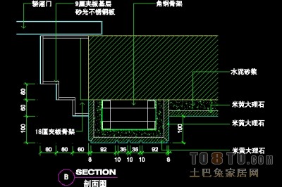 办公类实套、电梯间详图14套
