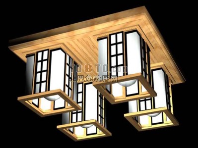 吸顶灯3d模型下载