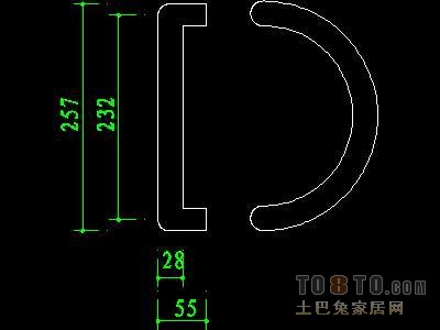 门图块006-门拉手、门锁、门饰117个