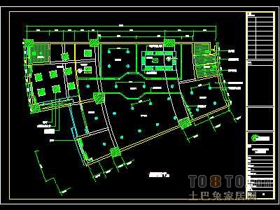 贸易公司、企业形象顾问公司装修施工图纸、详图各2套