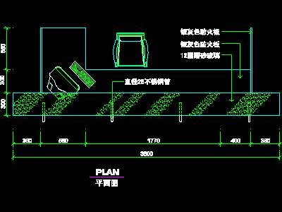 办公室接待台、办公类实例cad详图素材76--CA...