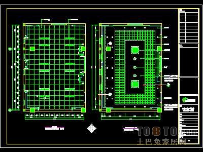 政府行政中心装修施工图纸、详图2套