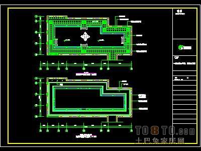 洗浴中心装修施工图纸、详图1套