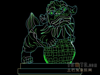 饰物陈设图纸素材006-雕塑12套